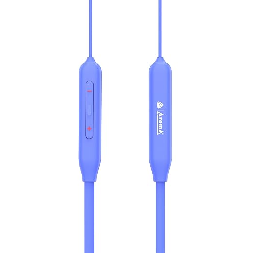 AROMA NB120 Ace Upto 50 Hours* Playtime, Fast Charging, Dual Pairing BT Neckband Bluetooth