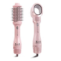 Ikonic 3-in-1 Express Styler Hot Air Brush| 1.5-inch Barrel | Hair Dryer Hair Straightener Volumizer Blow Dryer Styling Tool,1200 Watt, Pink for women