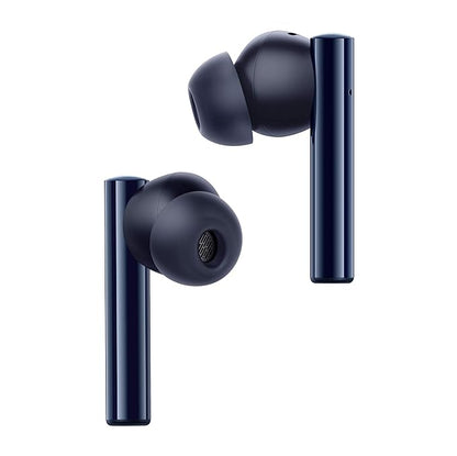 realme Buds Air 2 True Wireless in Ear Earbuds with Mic, Active Noise Cancellation (ANC), Super Low Latency Gaming Mode, Smart Wear Detection, Fast Charging & Up to 25Hrs Playtime (Closer Black)