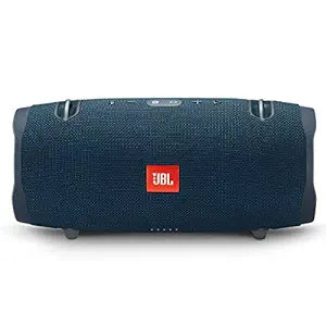 JBL Xtreme 2, Wireless Portable Bluetooth Speaker, Signature Sound with Powerful Bass Radiator, 10000mAh Built-in Powerbank, Rugged Fabric Design, Connect+, IPX7 Waterproof & AUX (Blue)