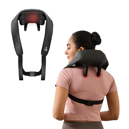 Cult Deep Relax Neck & Shoulder massager, Deep tissue Kneading Shiatsu rollers for Pain Relief, Cordless massager
