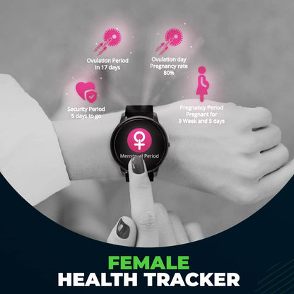 SYSKA SW200 Smart Watch 100+ Cloud & Customizable Watch Faces | Smart Notifications for Calls, SMS, Whatsapp|Battery Runtime-Upto 10 Days (Ocean Green)