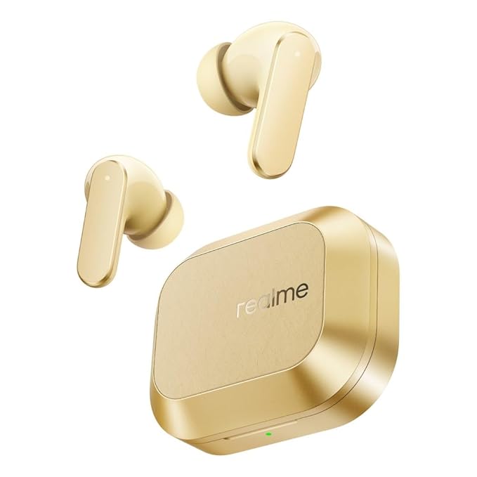 Realme Buds Air 8,11mm+6mm Dual Dynamic Bass Drivers,58Hrs Playtime, 55dB ANC,6 Mic ENC, 45ms Low Latency, 360° Spatial Audio, Hi-Res LHDC, IP55 Dust & Water Resistant, BT v5.4