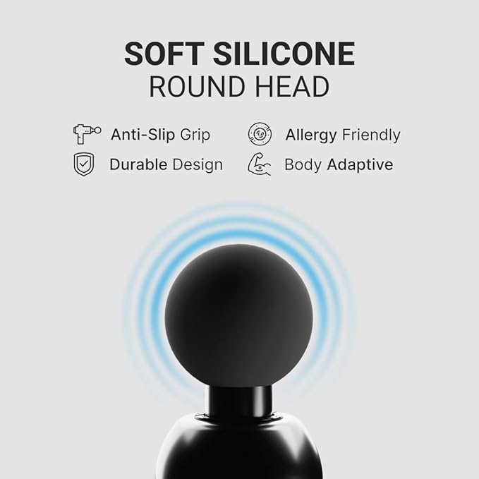 Cult Volt Neo Gun massager Silicone Head, Pain Relief, Deep Tissue Full Body Gun Massager