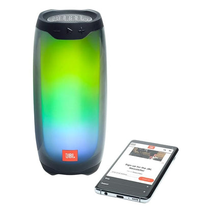 JBL Pulse 4 Waterproof Portable Bluetooth Speaker with Light Show - Black (JBLPULSE4BLKAM)