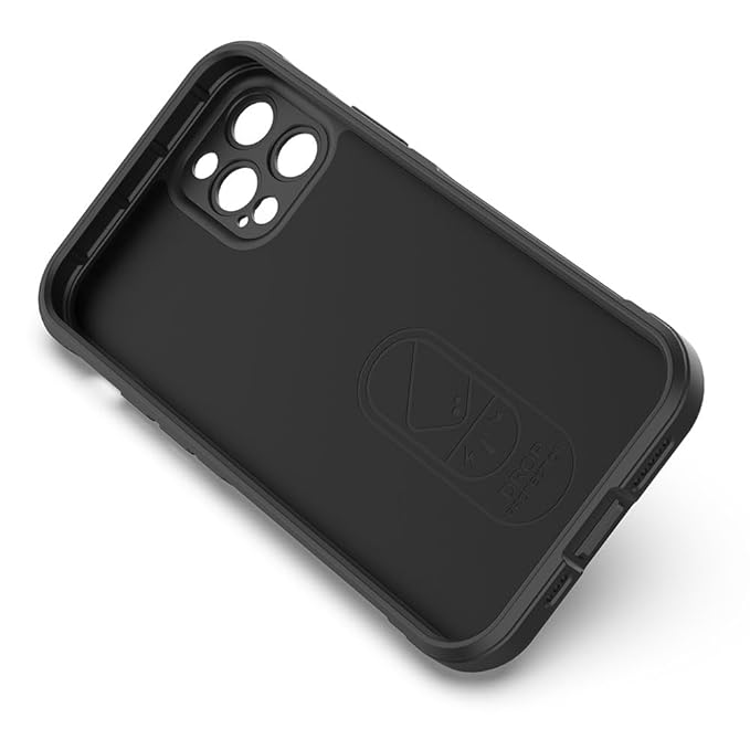 Amazon Brand- Solimo Basic Case for Apple iPhone 12 Pro (Silicone_Black)