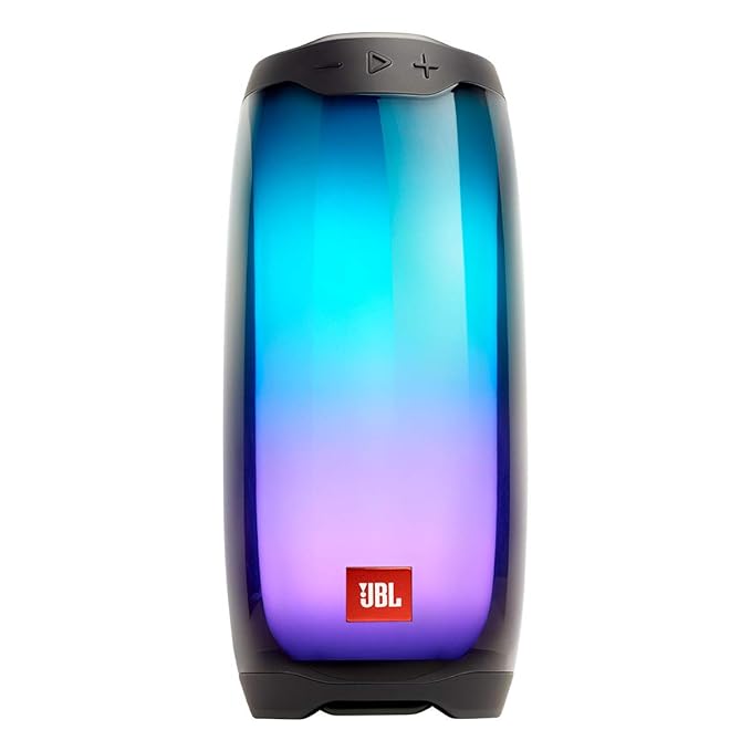 JBL Pulse 4 Waterproof Portable Bluetooth Speaker with Light Show - Black (JBLPULSE4BLKAM)