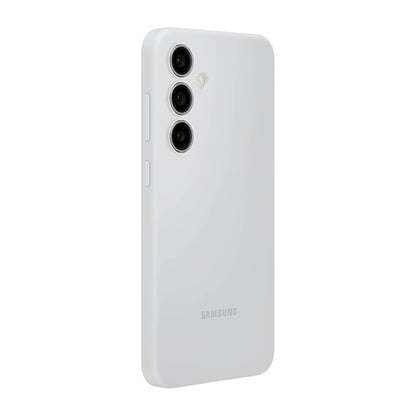 Samsung Galaxy S24 FE Silicone Phone Case, Protective Cover with Color Variety, Smooth Grip, Soft and Sleek Design, Seamless Fit, US Version, Gray