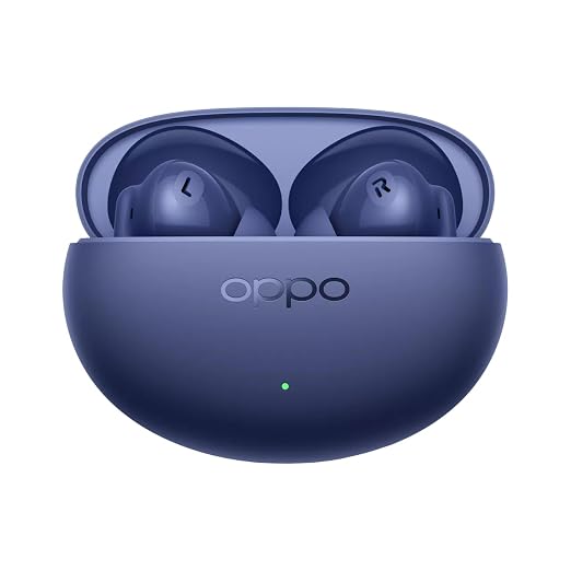 OPPO Enco Buds3 Pro+ True Wireless in-Ear Earbuds, 12.4mm Titanium Driver,32dB ANC & Transparency Mode, 43H Total Playtime, 47ms Low Latency, Bluetooth5.4, IP55, (Sonic Blue)