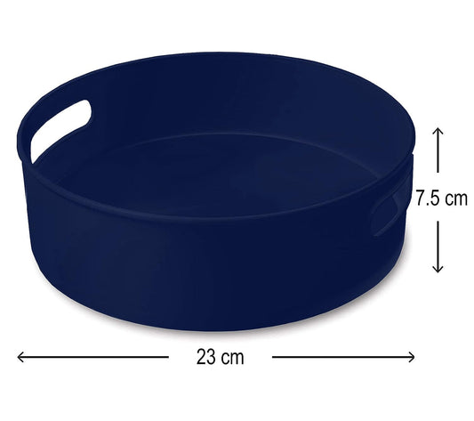 HomeWiz Kitchen Multi-Purpose 360° Rotating Organizer Tray | Space-Saving Kitchen & Pantry Storage | Multi Purpose Organization Rotating Tray | Turntable for Spices, Storage