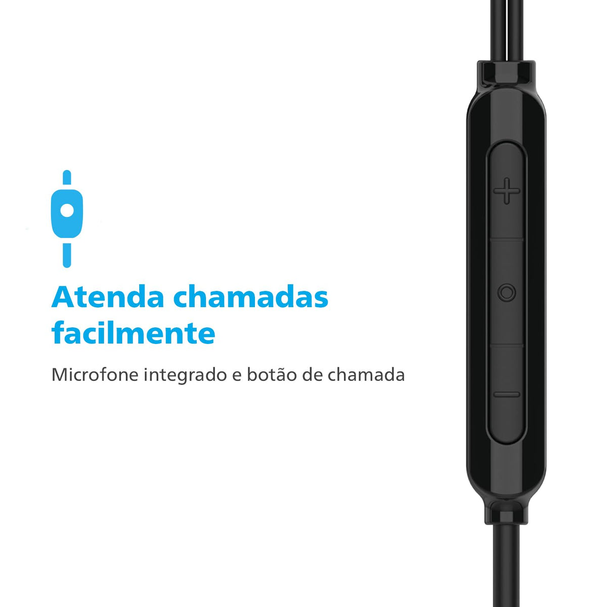 Philips Audio TAE1159BK/00 in-Ear Wired Earphones with C-Type Jack, 10mm Drivers, Inline Mic, Powerful Bass and Clear Sound, Tangle Free 1.2m Cable and 3 x Inter Changeable Ear Tips (Black)