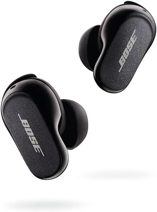Bose QuietComfort II, Wireless,in-Ear Headphones with Personalized Noise Cancellation Bluetooth  (Black, True Wireless)