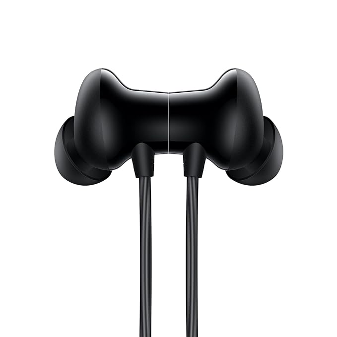 Oneplus Bullets Z2 Bluetooth Wireless in Ear Earphones with Mic, Bombastic Bass - 12.4 mm Drivers, 10 Mins Charge - 20 Hrs Music, 30 Hrs Battery Life, IP55 Dust and Water Resistant (Magico Black)