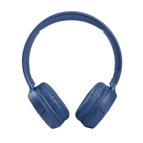 JBL Tune 510BT, On Ear Wireless Headphones with Mic, up to 40 Hours Playtime, Pure Bass, Quick Charging, Dual Pairing, Bluetooth 5.0 & Voice Assistant Support for Mobile Phones (Blue)