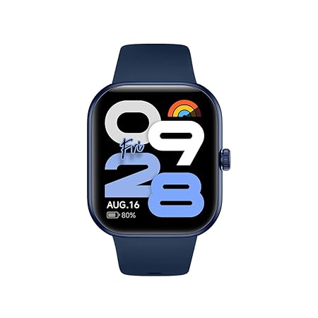 REDMI Watch Move 1.85 Premium AmoLED,14 Day Battery,Best Accuracy,Dual Core Processor Smartwatch (Blue Blaze Strap, Free Size)