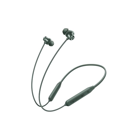 OnePlus Bullets Wireless Z2 ANC Bluetooth in Ear Earphones with Mic, 45dB Hybrid ANC, Bombastic Bass - 12.4 mm Drivers, 10 Mins Charge - 20 Hrs Music, 28 Hrs Battery