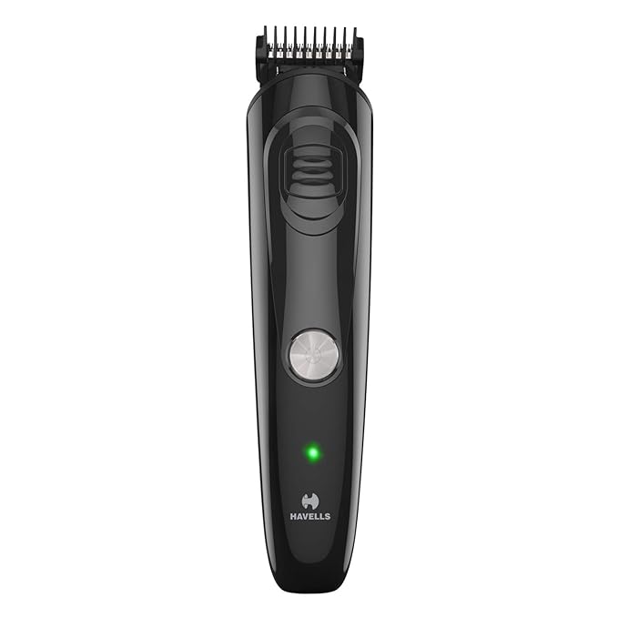 Havells GS6400 Quick Charge Multi-Grooming Kit with Beard, Detail and Nose Trimmer, 50,Minutes Runtime (Black)