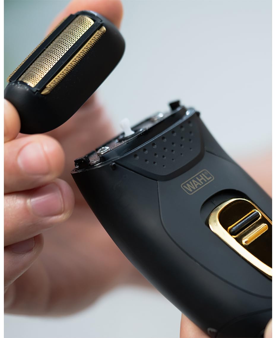 WAHL Down Under Waterproof Compact Shaver for Men with Skin Protection System, Travel Lock, Battery Saver, Wet and Dry Shave, 3 Cut system For Smooth and Bump-free Shave, Storage pouch, 3028088
