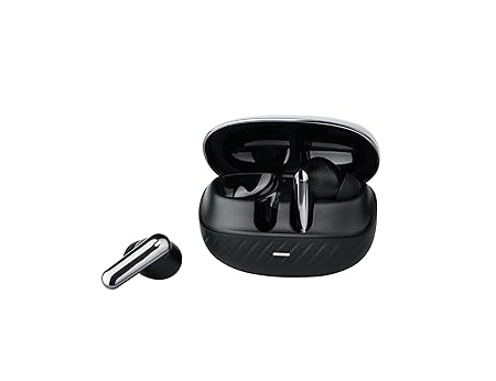 HP H250 Wireless Earbuds; Upto 80 Hours Playtime; Fast Charge; Water Resistant; Compatible with Tablets, Smartphones, PCs, and Other Devices with Bluetooth, 1 Year Warranty, Black (AB3D8AA)