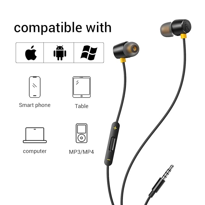 realme Buds 2 Wired in Ear Earphones with Mic (Black)