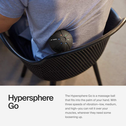 Hyperice Hypersphere Mini, Corded Electric Whole_Body Massager Ball, Black