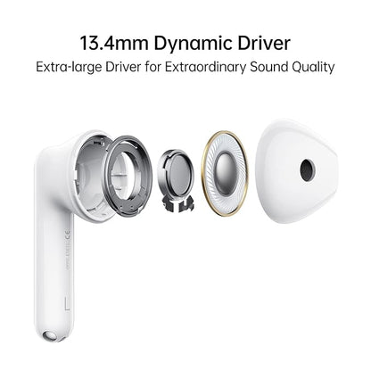 OPPO Enco Air 2 Bluetooth Truly Wireless in Ear Earbuds with Mic - White