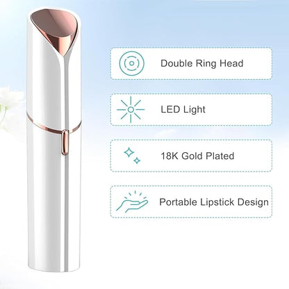 Flawless Facial Hair Remover Machine For Men & Women - Face, Chin, Cheek, Eyebrow, Upper Lip Hair Remover, USB RECHARGEABLE Epilator Machine for Women (Facial Shaper Epilator)