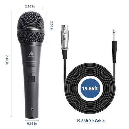 Maono K04 Dynamic Karaoke Wired Microphone