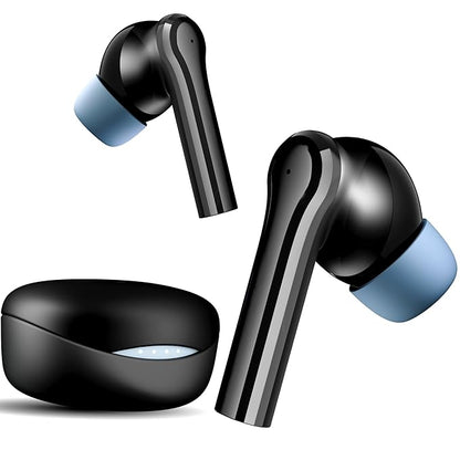 Mivi DuoPods Maxx TWS [New Launch], 13mm Bass Drivers, 50 Hrs Playtime, HD Call Clarity with AI-ENC, Gaming Mode, BT v5.3, Swift Type-C Charging, Made in India Earbuds