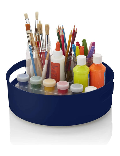 HomeWiz Kitchen Multi-Purpose 360° Rotating Organizer Tray | Space-Saving Kitchen & Pantry Storage | Multi Purpose Organization Rotating Tray | Turntable for Spices, Storage