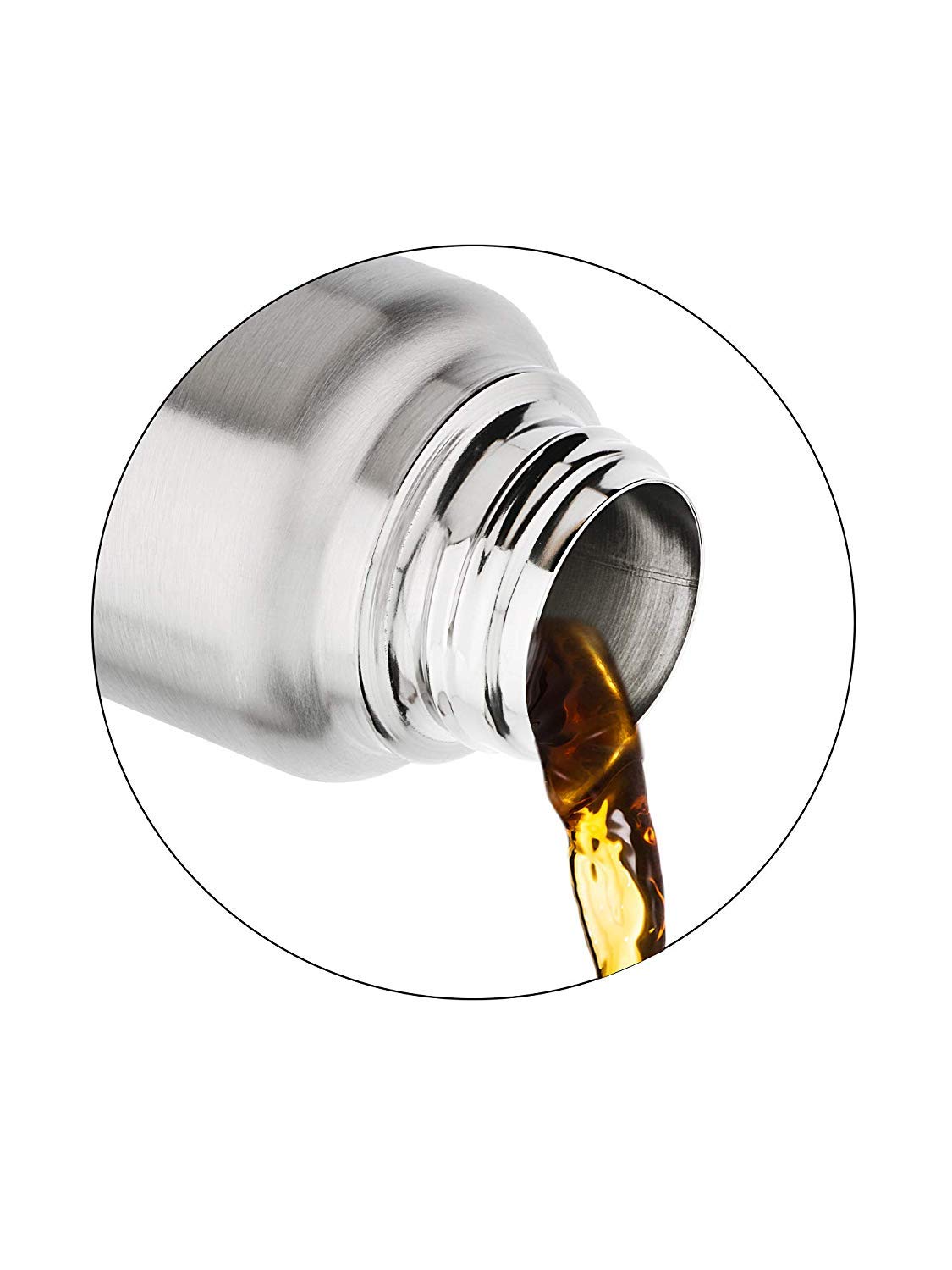 Milton Elfin 300 Thermosteel Water Bottle 300 ml, 24 Hr Hot and Cold I Leak Proof Lid, ISI Certified I Vacuum Insulated I for Office, Gym, School I Silver