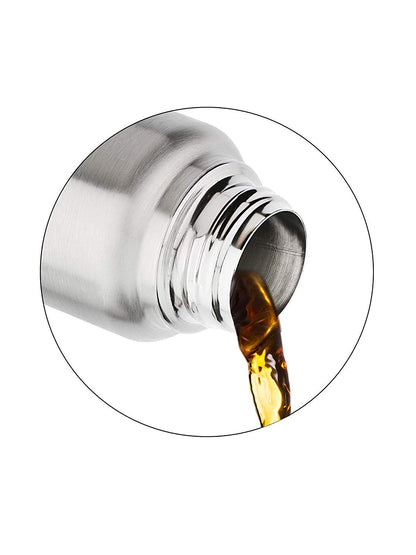 Milton Elfin 300 Thermosteel Water Bottle 300 ml, 24 Hr Hot and Cold I Leak Proof Lid, ISI Certified I Vacuum Insulated I for Office, Gym, School I Silver