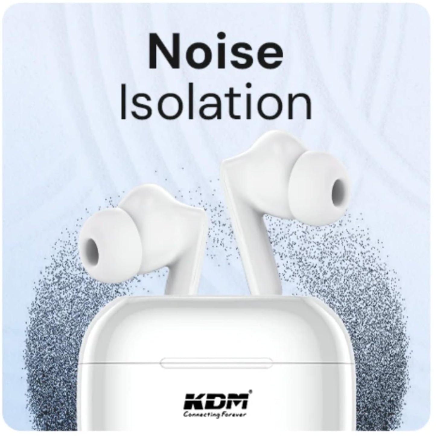 KDM – Z5 ZENPODS Truly Wireless in Ear Earbuds with 32hrs Playtime, Buds TWS, Low Latency, 13mm Bass Drivers, Type-C Fast Charging, Noise Isolation, White