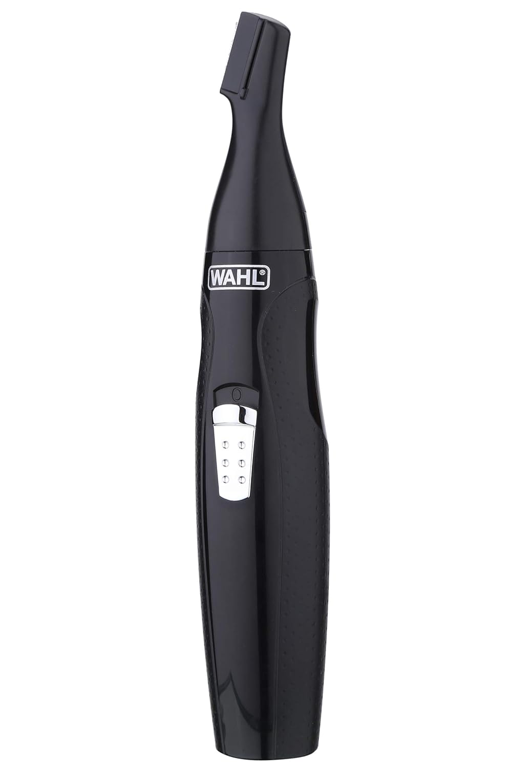 Wahl 5608-524 Cordless Mini Groomsman Grooming 3 in 1 Trimmer; 3 Taatchments: Nose Trimmer, Reciprocating head, Precision Detailer; Rinseable blades; Black