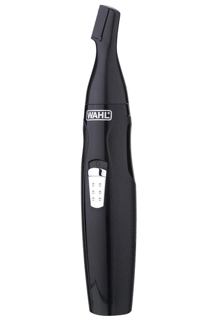 Wahl 5608-524 Cordless Mini Groomsman Grooming 3 in 1 Trimmer; 3 Taatchments: Nose Trimmer, Reciprocating head, Precision Detailer; Rinseable blades; Black