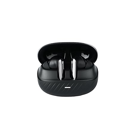 HP H250 Wireless Earbuds; Upto 80 Hours Playtime; Fast Charge; Water Resistant; Compatible with Tablets, Smartphones, PCs, and Other Devices with Bluetooth, 1 Year Warranty, Black (AB3D8AA)