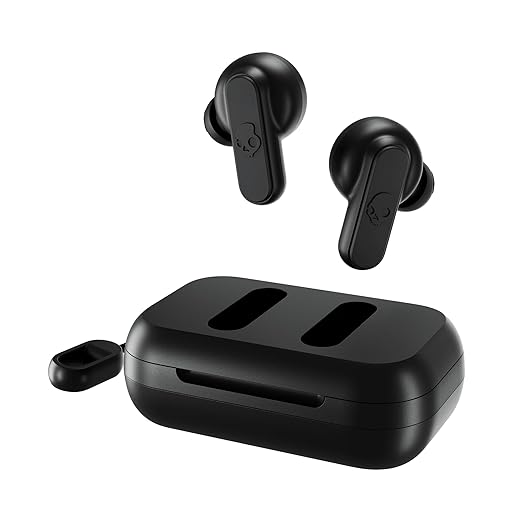 Skullcandy Dime Wireless Earbuds, 12 Hr Battery, Microphone, Works with iPhone Android Bluetooth
