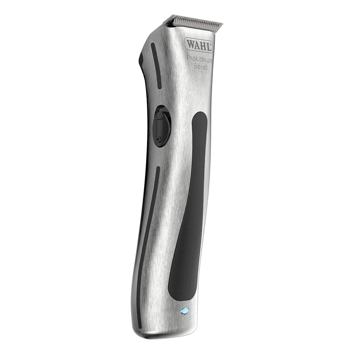 Wahl 08841-724 Cord/Cordless Professional Beret Lithium Ion Trimmer, 0.4 cuttinng length, 4 Guide Combs (2.5 mm-11 mm), 6000 Rpm, 75 min run time, Great for Barbers and Stylists, Silver