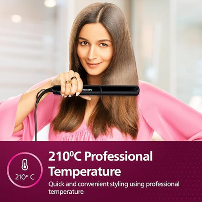 Philips Selfie Hair Straightener I Minimized Heat Damage with SilkPro Care I Ceramic Coated Plates I No.1 Preferred Hair Styling Appliance Brand I HP8302/06