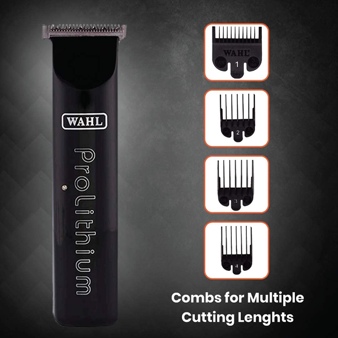 Wahl Professional 08726-224 Professional Ambassador Prolithium Series Rechargeable Clipper (Black)