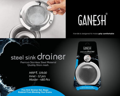 DAILY USE KITCHEN ESSENTIALS COMBO 🍴(Clazkit Silicone Ice Cube Trays 2 Pack, Rusabl Stainless Steel Straws (Pack of 4, Silver), Clazkit Plastic Box Storage Organizer Cover, Ganesh Stainless Steel Sink Strainer, Ganesh Spark Gas Lighter