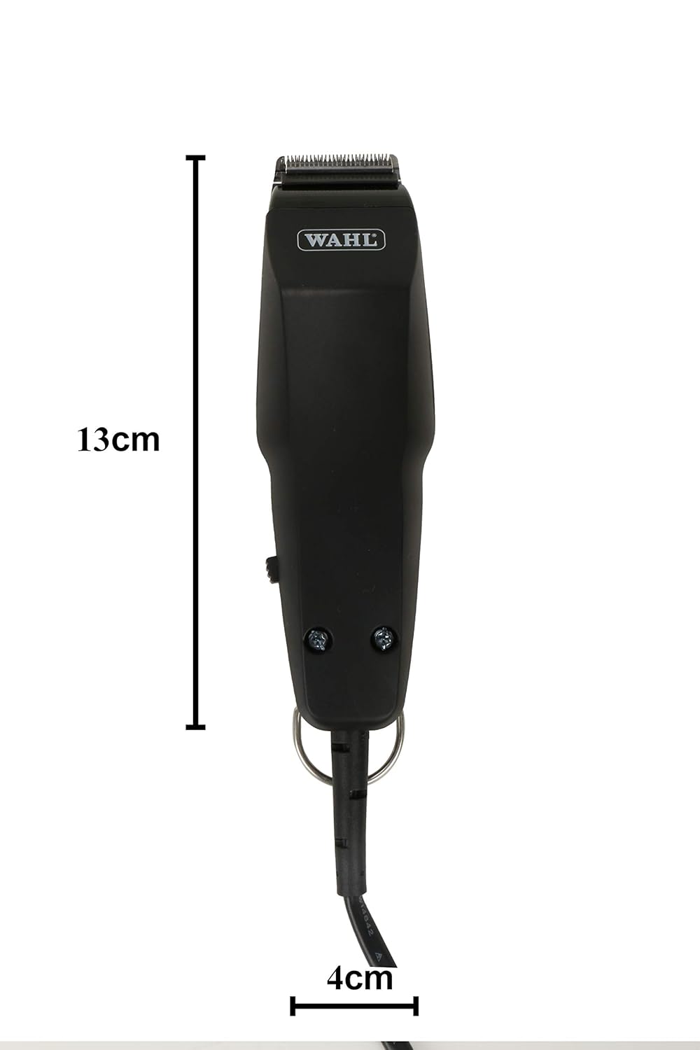 Wahl Corded Trimmer, Self-Sharpening Precision Blades, Chrome plated Blades, Adjustable Lever, for Men (Black)