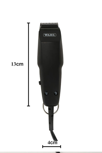 Wahl Corded Trimmer, Self-Sharpening Precision Blades, Chrome plated Blades, Adjustable Lever, for Men (Black)