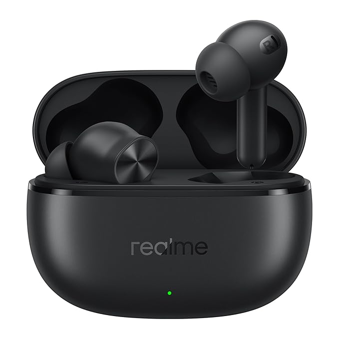 Realme Buds T200x True Wireless Earbuds with 12.4mm Dynamic Bass Drivers, 25 dB ANC, Quad Mic, 45ms Latency, Upto 48 Hrs Playback, Fast ChargeIP55 Rated, BT 5.4 (Frost Blue)