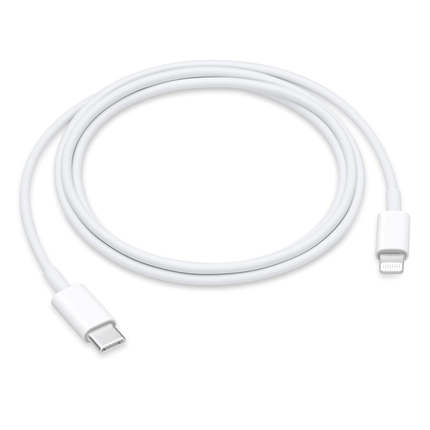 Charger & Cable Combo (Apple 20W USB-C Power Adapter for iPhone, iPad & AirPods and Apple USB-C to Lightning Cable, 1m)