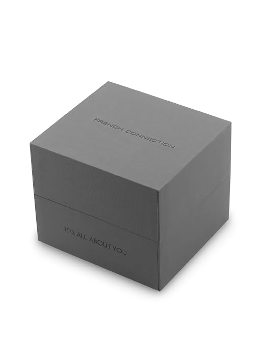 French Connection Silver Analog Dial Watch for Women - FCN0110SRGM
