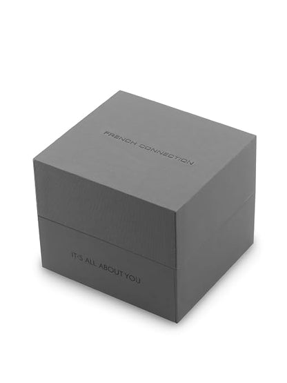 French Connection Silver Analog Dial Watch for Women - FCN0110SRGM