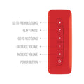 Carvaan Saregama SCM02 Mini Malayalam Bluetooth Speaker (Sunset Red)
