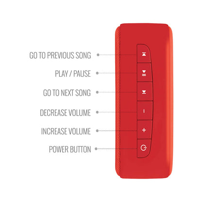 Carvaan Saregama SCM02 Mini Malayalam Bluetooth Speaker (Sunset Red)