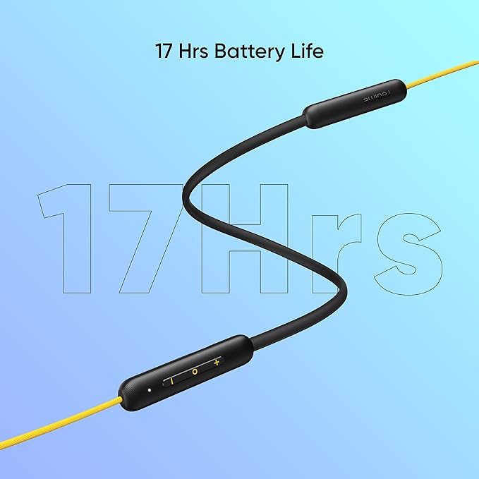 realme Buds Wireless 2 Neo Bluetooth in Ear Earphones with Mic, Fast Charging & Up to 17Hrs Playtime (Black)